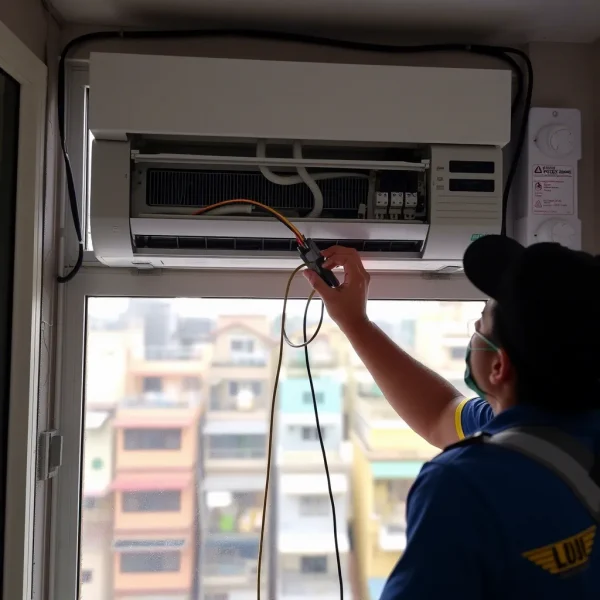 Instalación de aire acondicionado